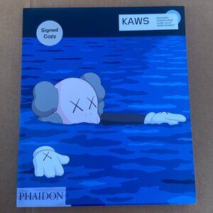 *SIGNED* KAWS THE DEFINITIVE BOOK ON KAWS PHAIDON X UNIQLO BRAND NEW SHIPS FAST